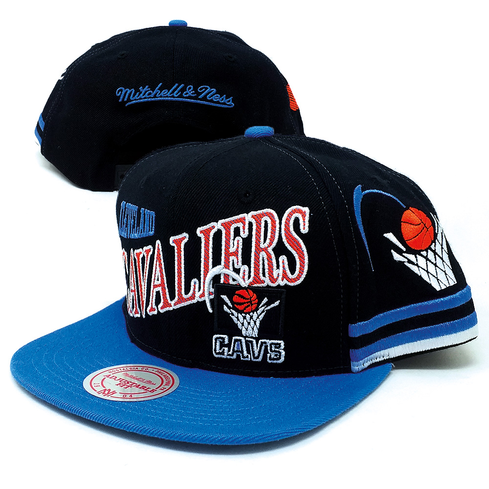 Mitchell - Ness - Cleveland Cavaliers Snapback Cap - schwarz-blau