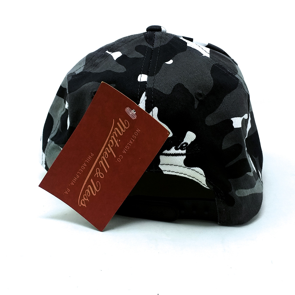 Mitchell - Ness - Emplaim Script Curved Snapback Cap - graues camo – Bild 2