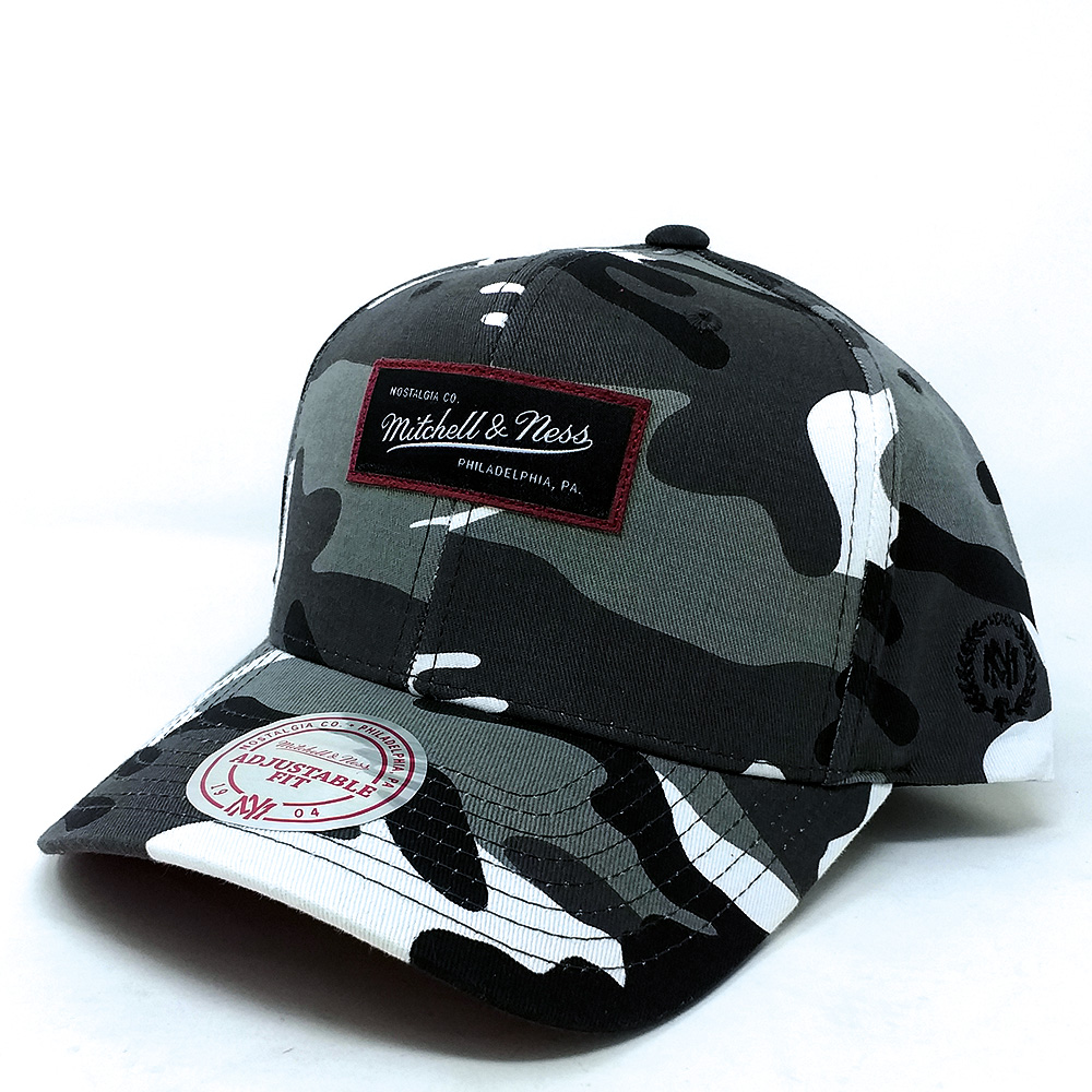 Mitchell - Ness - Emplaim Script Curved Snapback Cap - graues camo – Bild 4