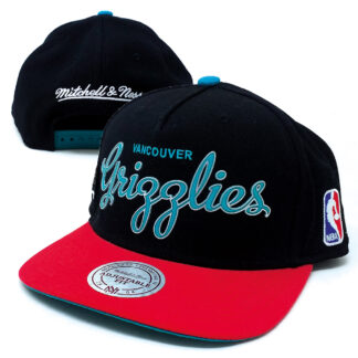 Mitchell - Ness - Vancouver Grizzlies Snapback Cap - schwarz/rot