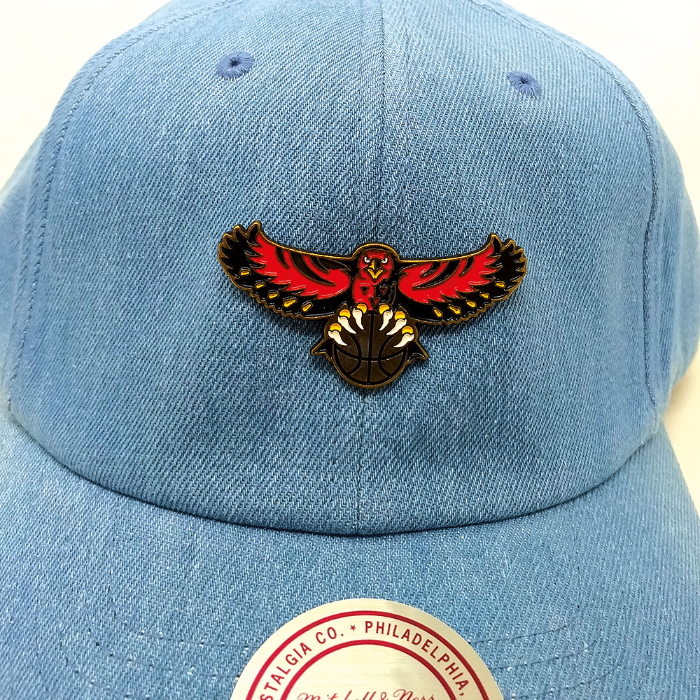 Mitchell - Ness - Atlanta Hawks Curved Dathat Cap - skyblue – Bild 2