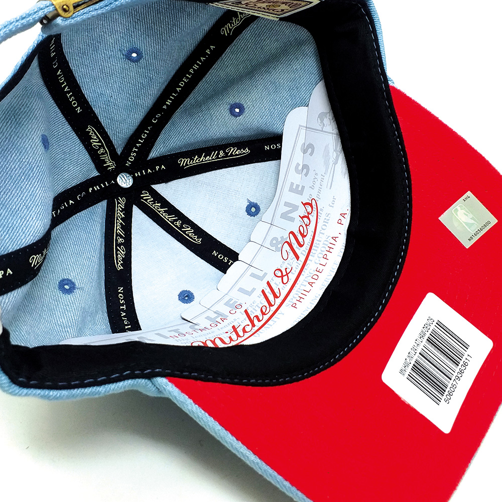 Mitchell - Ness - Atlanta Hawks Curved Dathat Cap - skyblue – Bild 3