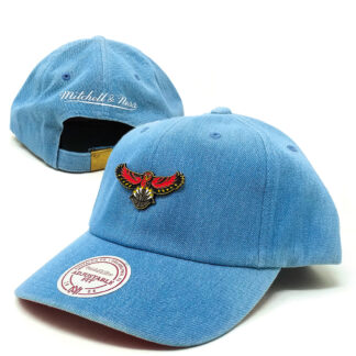 Mitchell - Ness - Atlanta Hawks Curved Dathat Cap - skyblue von Mitchell & Ness