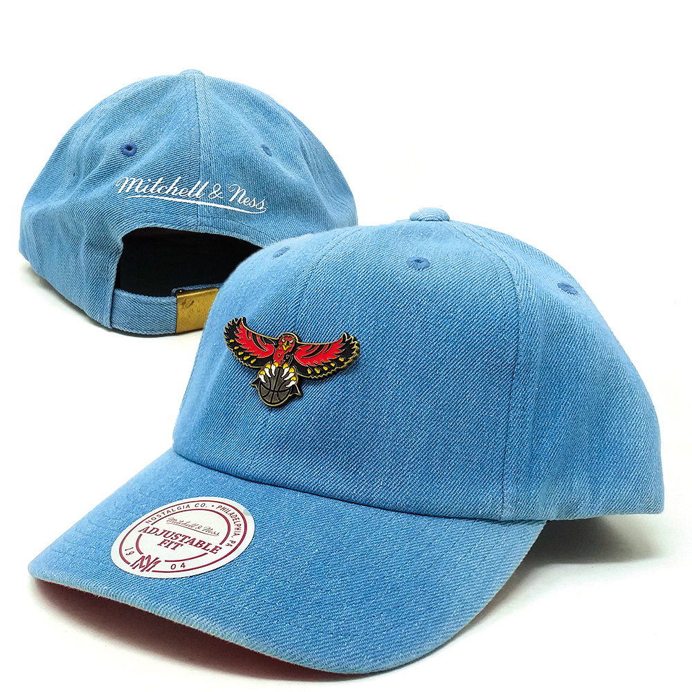 Mitchell - Ness - Atlanta Hawks Curved Dathat Cap - skyblue