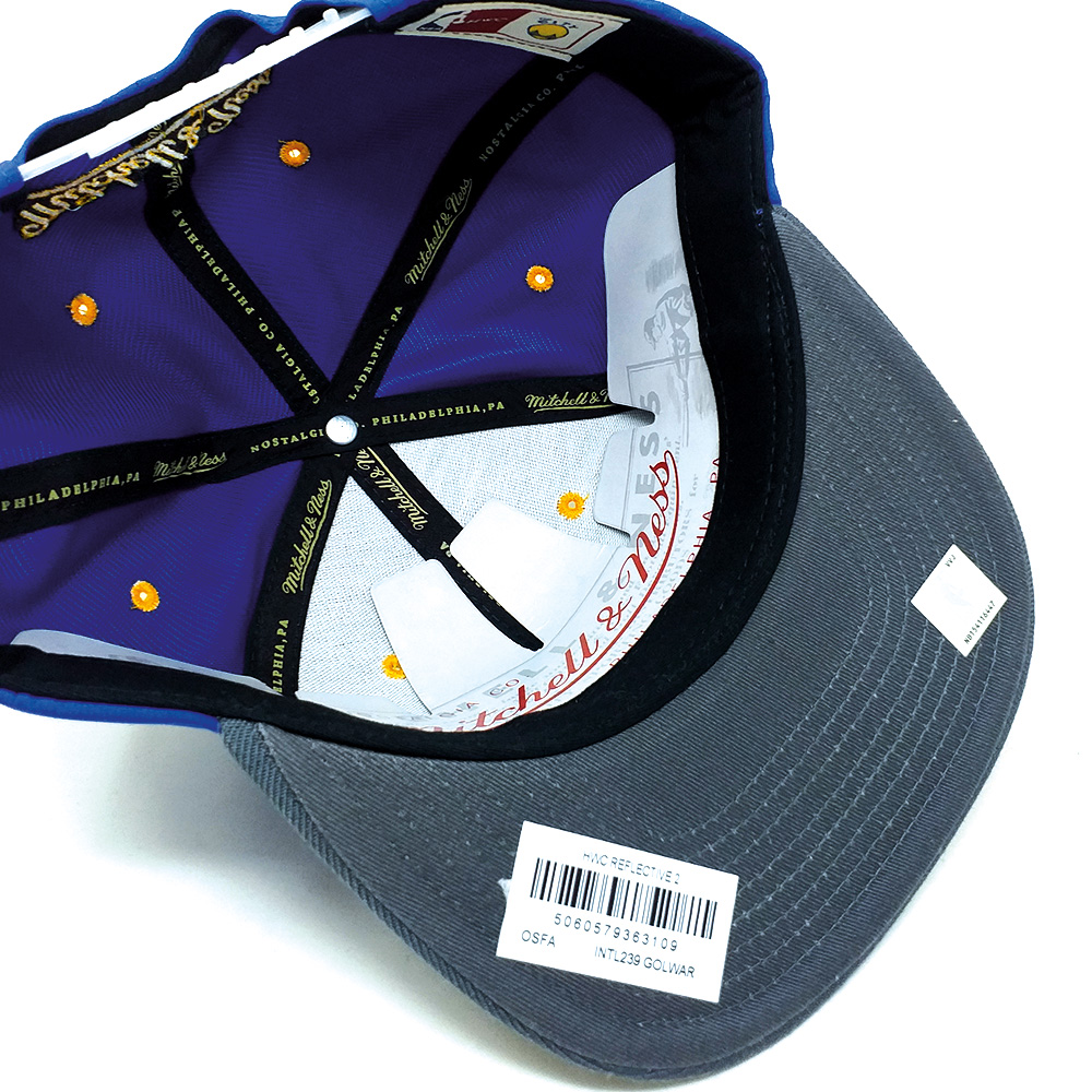 Mitchell - Ness - Golden State Warriors Snapback Cap - blau-grau – Bild 3