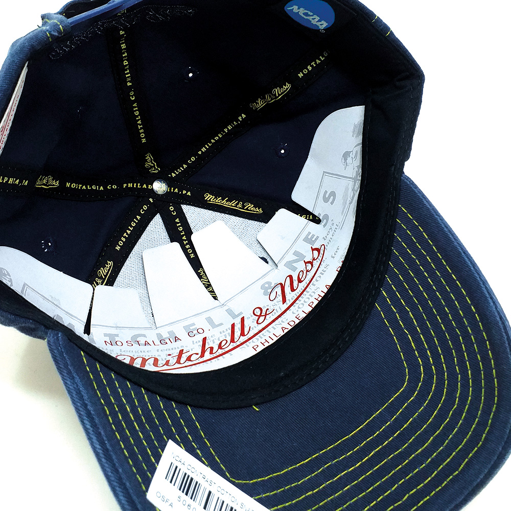 Mitchell - Ness - Michigan Curved Snapback Cap - navy – Bild 3