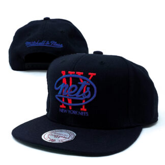 Mitchell - Ness - New York Nets Snapback Cap - schwarz