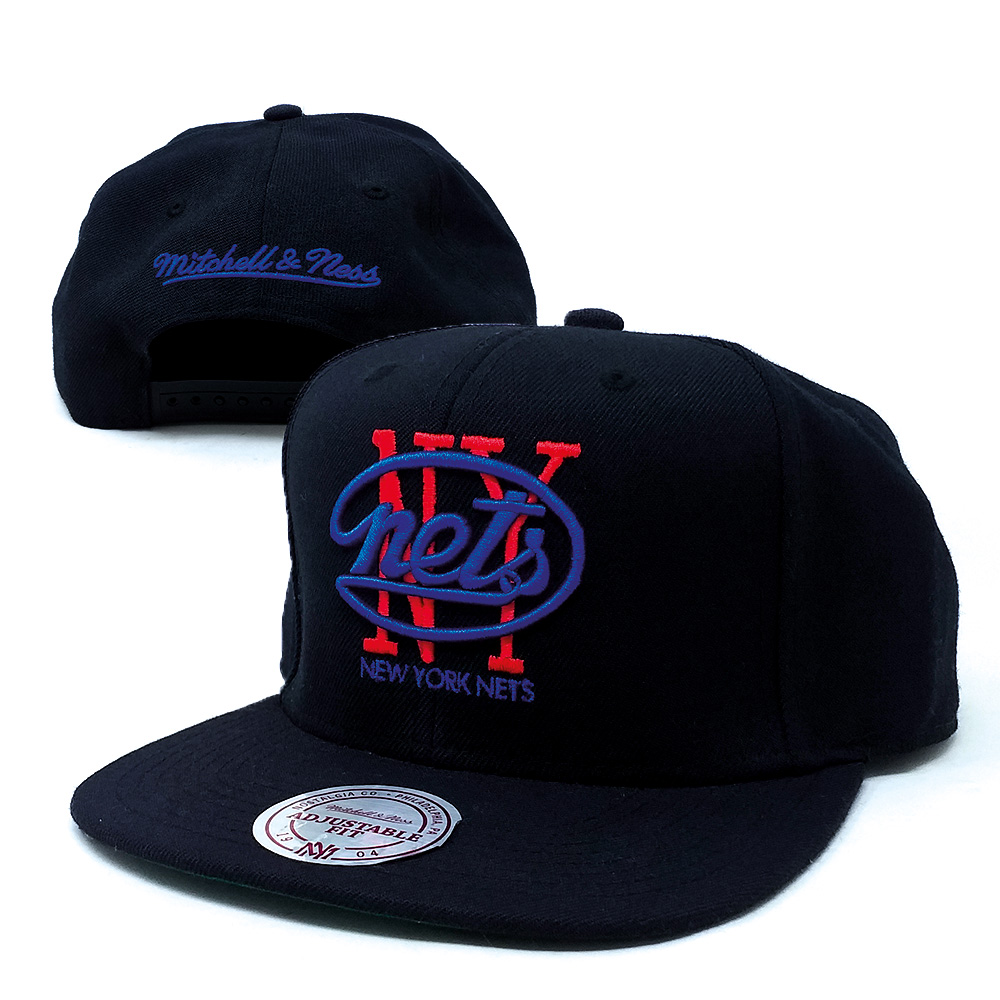 Mitchell - Ness - New York Nets Snapback Cap - schwarz