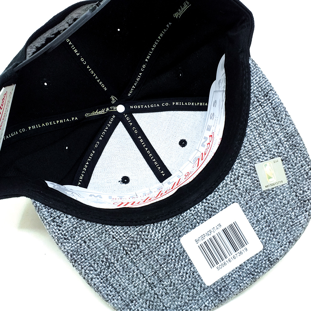 Mitchell - Ness - Pelicans Snapback Cap - schwarz-grau – Bild 3