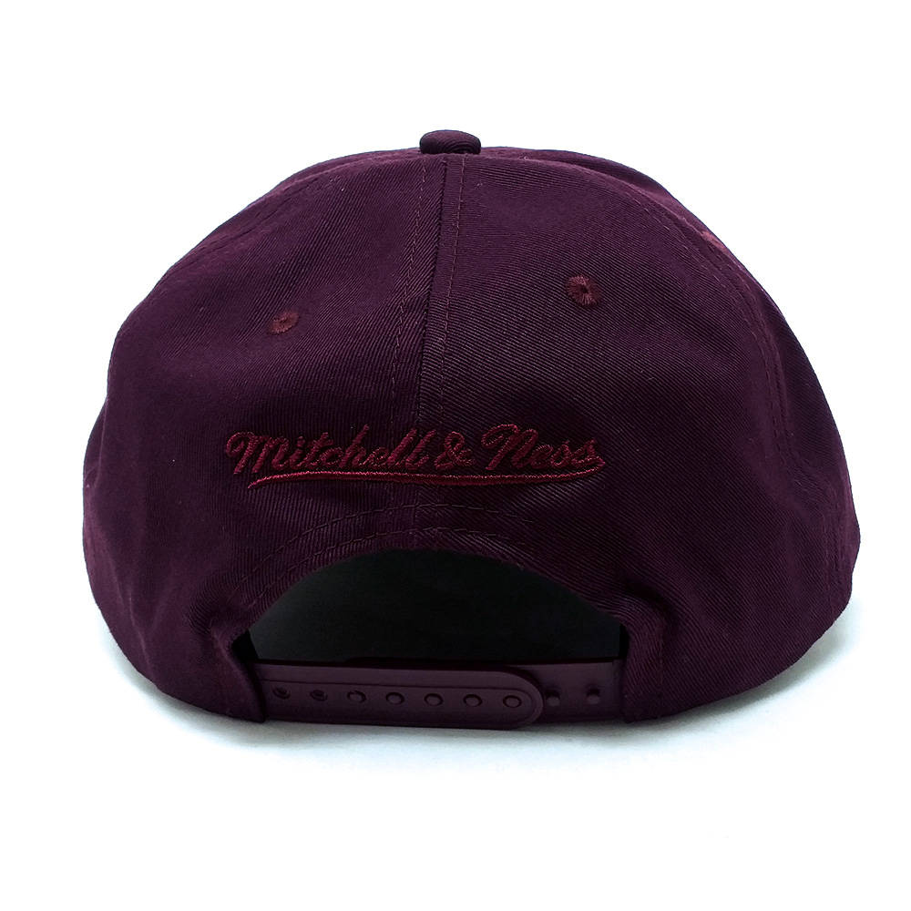 Mitchell - Ness - Sript Logo Dadhat Cap - weinrot – Bild 2