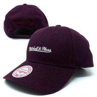 Mitchell - Ness - Sript Logo Dadhat Cap - weinrot