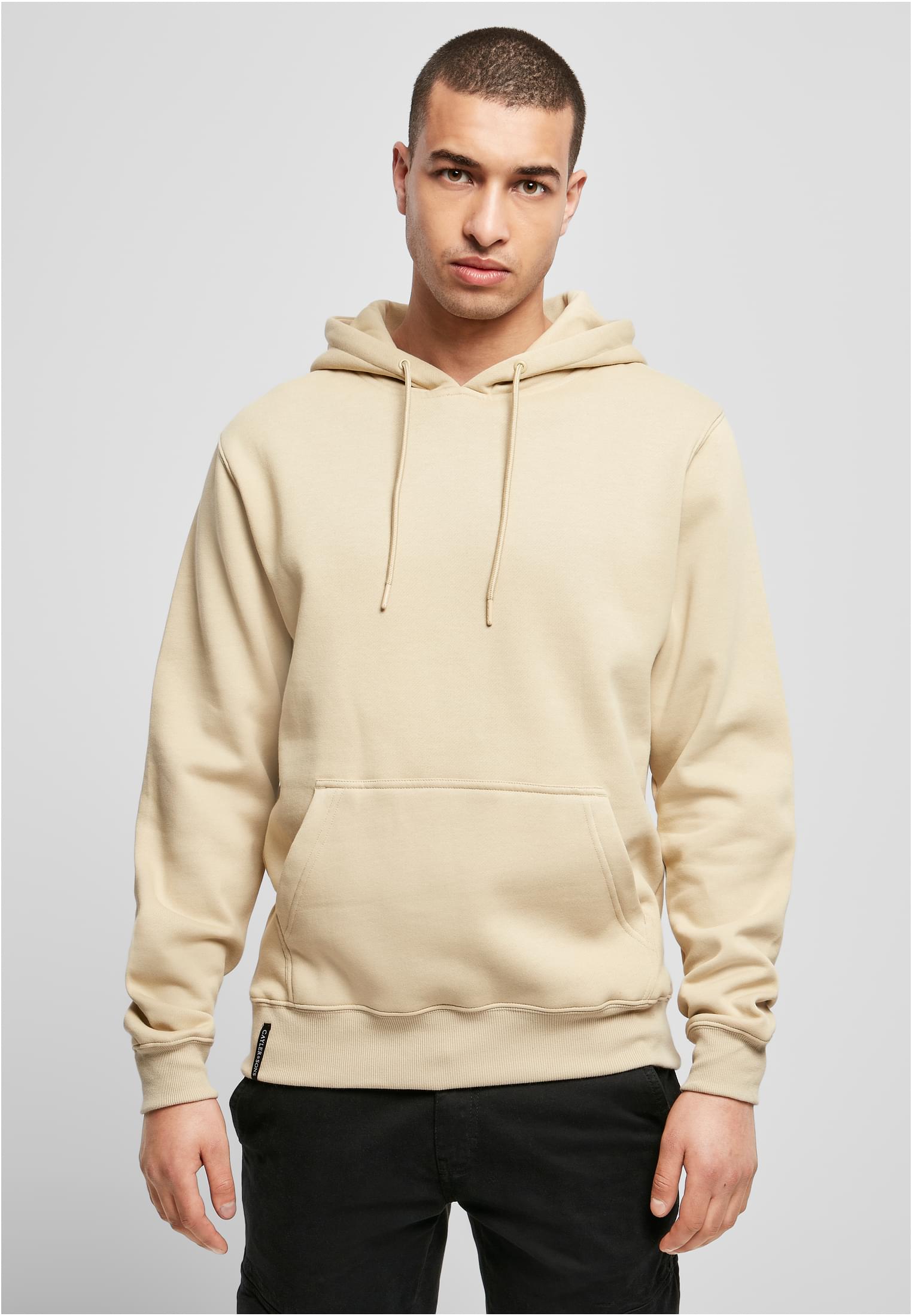 C&S Plain Hoody sand
