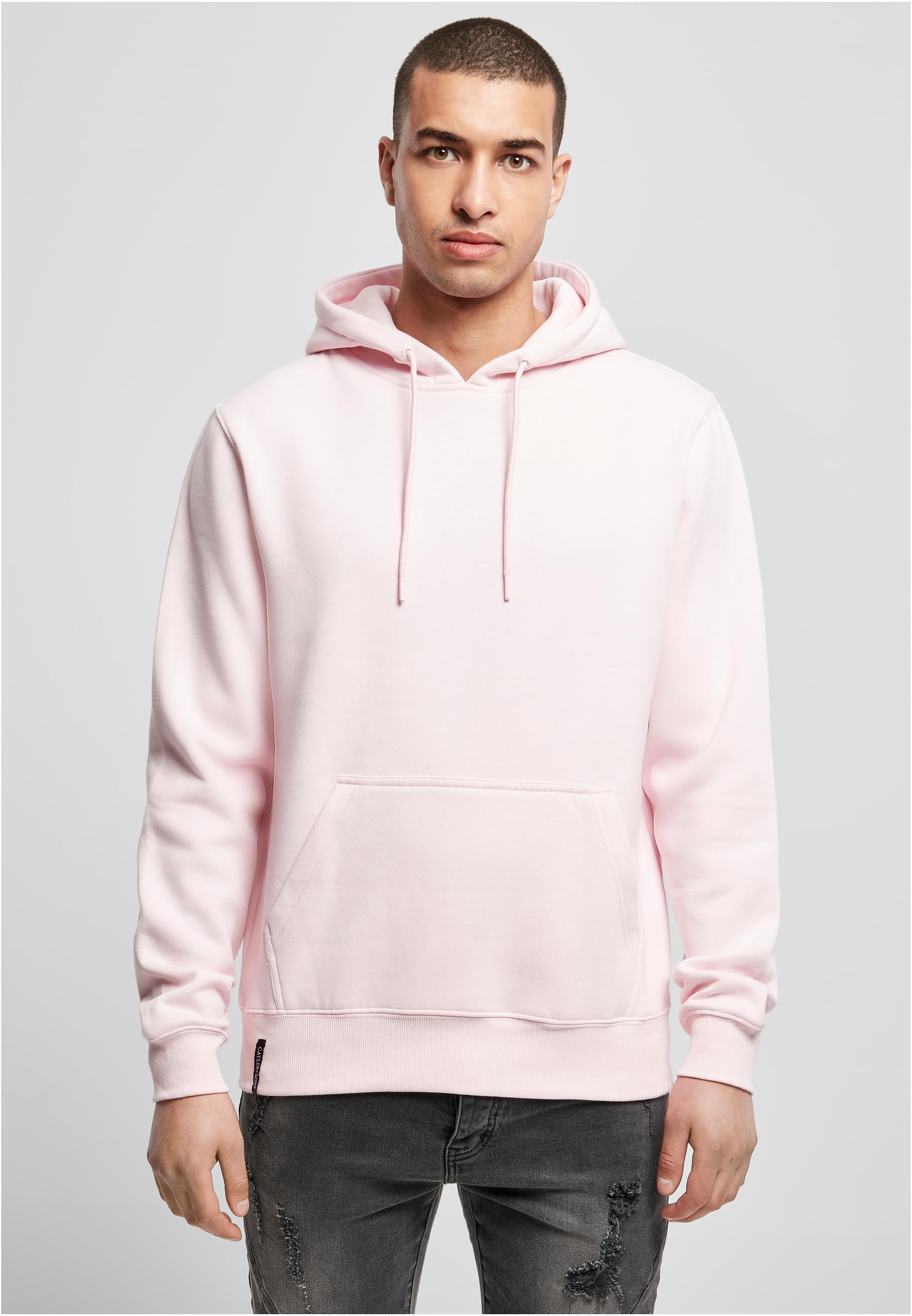 C&S Plain Hoody pale pink