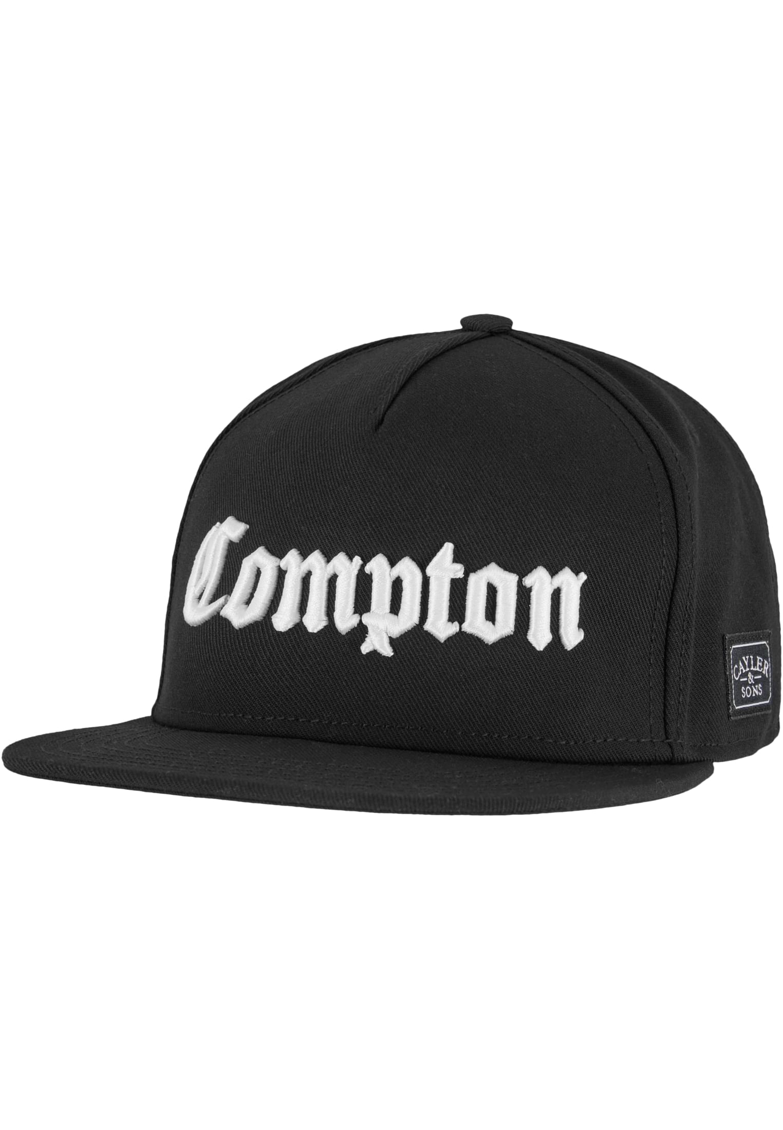 C&S Compton Plain Snapback Cap black
