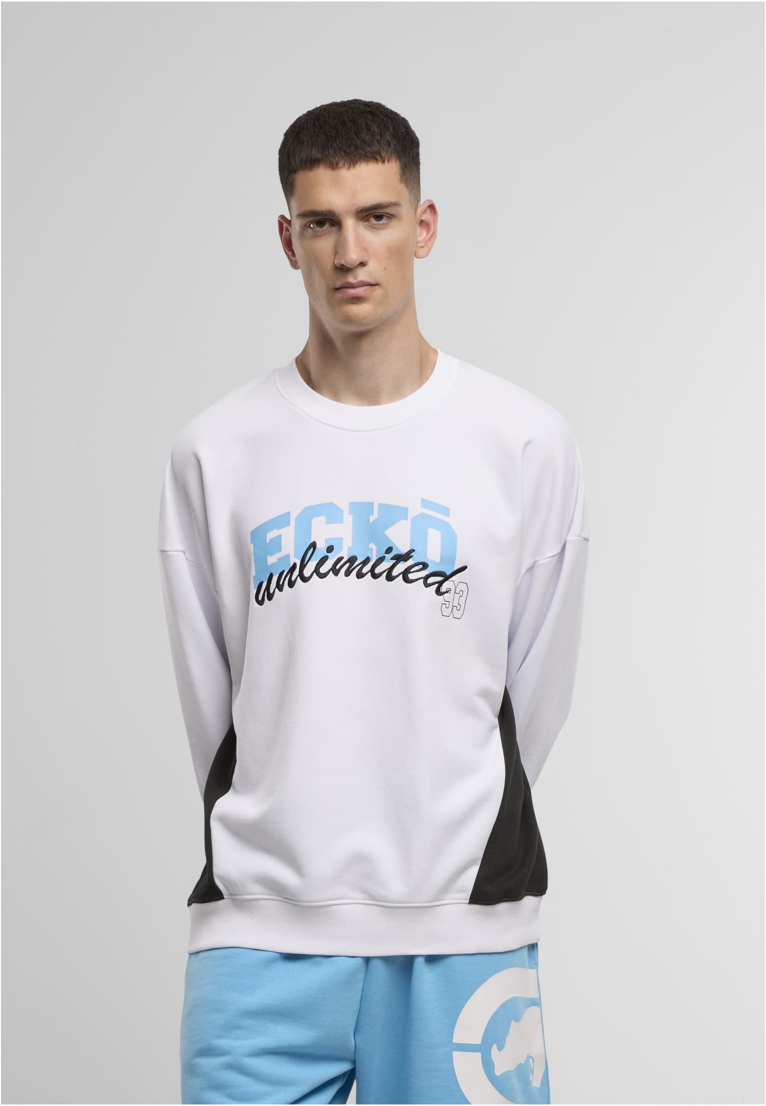 Pullover Drap bright white