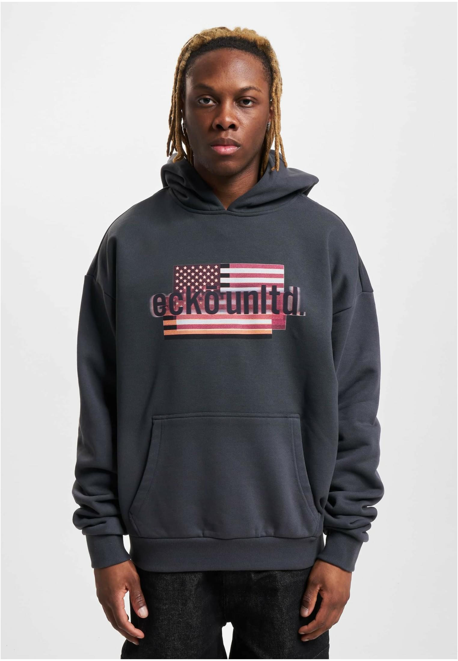 Ecko Unltd. FLAG Hoody darkgrey