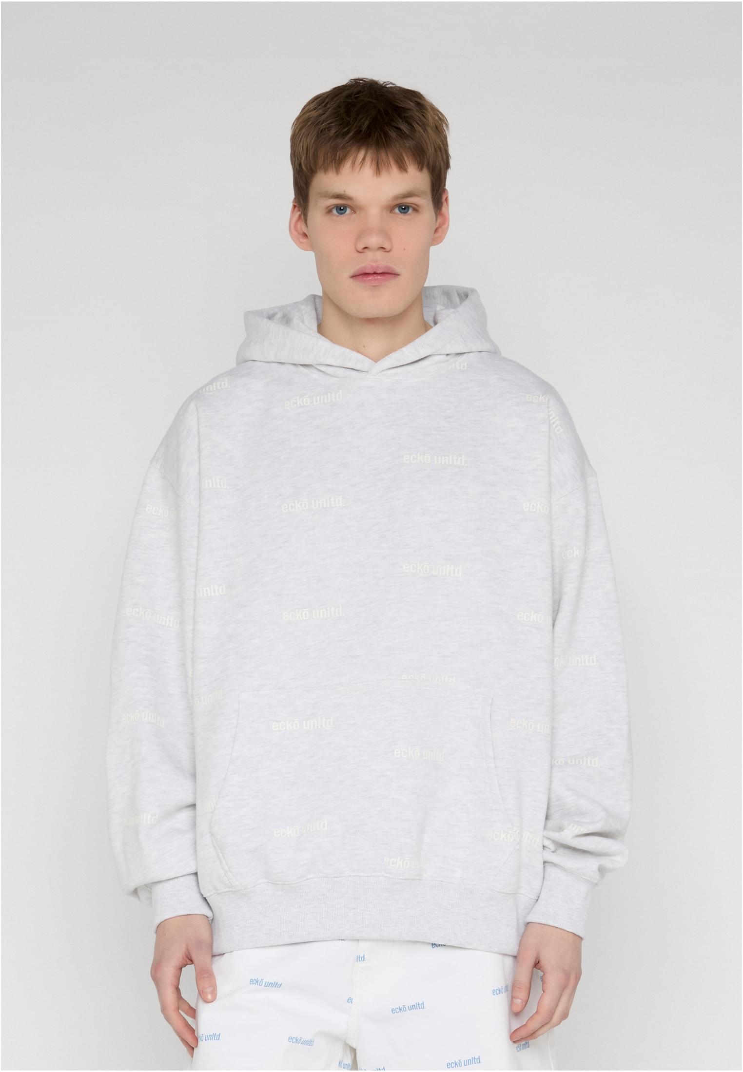 Ecko Unltd. Allover Hoodies lightgreymelange