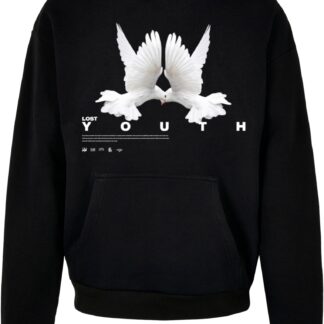 LY HOODY DOVE black von Lost Youth