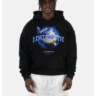 LY HOODY ''WORLD'' black von Lost Youth