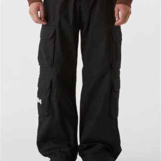 Lost Youth Cargo Pants Pocket Logo black