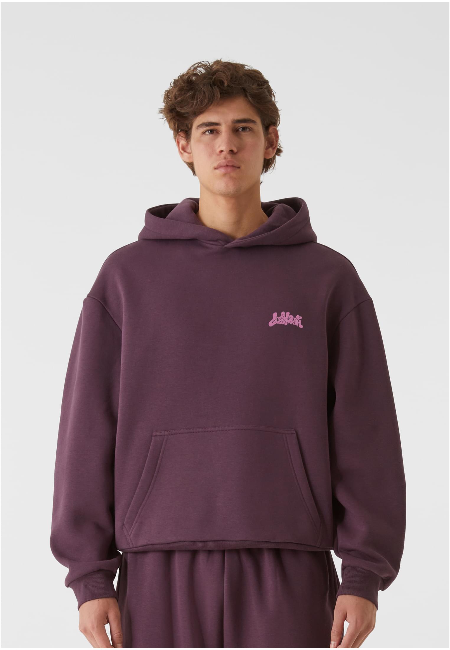 Lost Youth Hoody - Pasta Day plumpurple