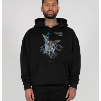 SAINT V.1 Heavy Hoody Oversized Essentials V.4 black von MJ GONZALES