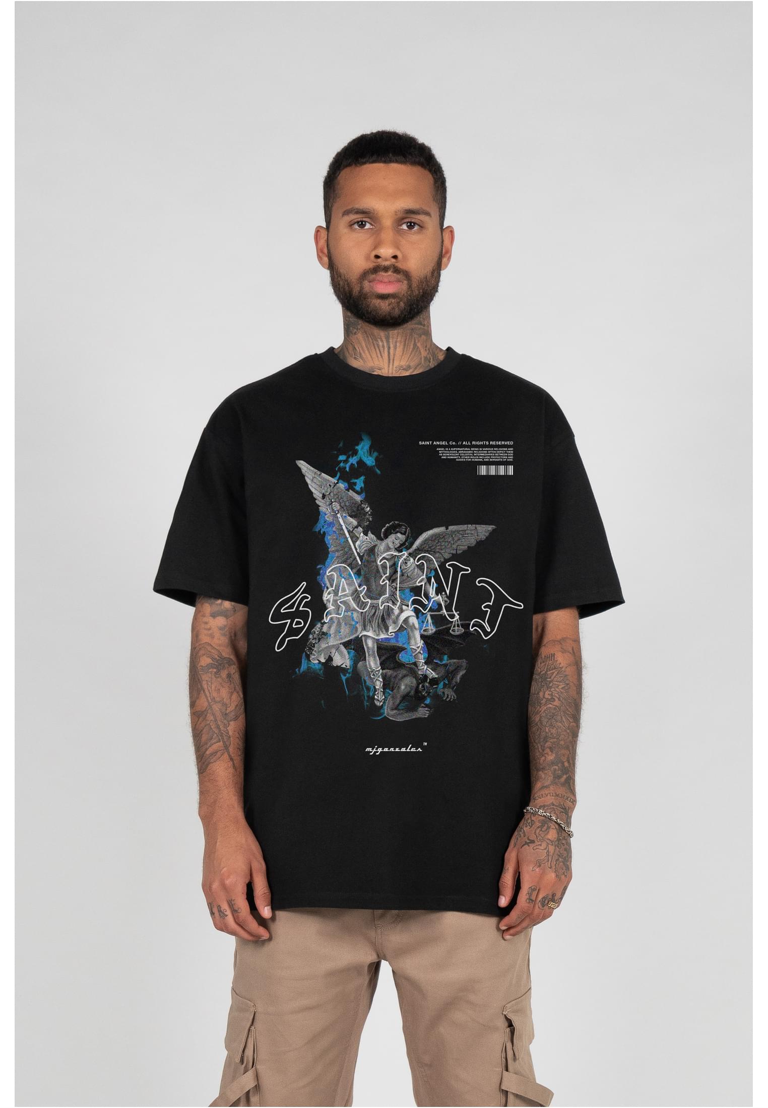 SAINT V.1 Heavy Oversized Tee 2.0 black