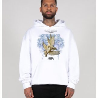 VINTAGE DREAMS V.1 Heavy Hoody Oversized Essentials V.4 white