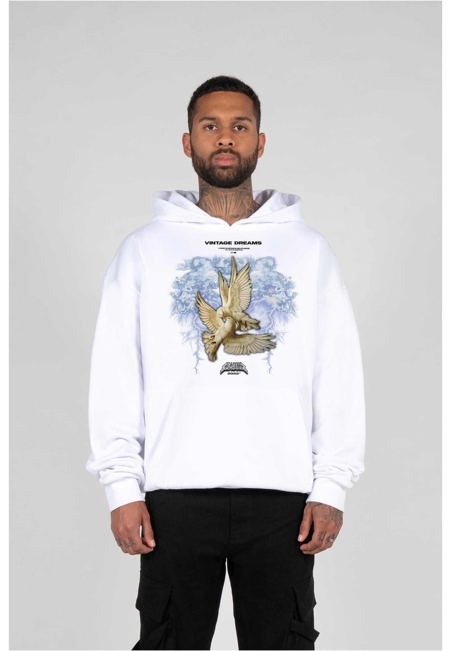 VINTAGE DREAMS V.1 Heavy Hoody Oversized Essentials V.4 white