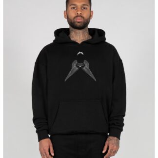 HIGHER THAN HEAVEN V.5 with Ultra Heavy Hoody black von MJ GONZALES