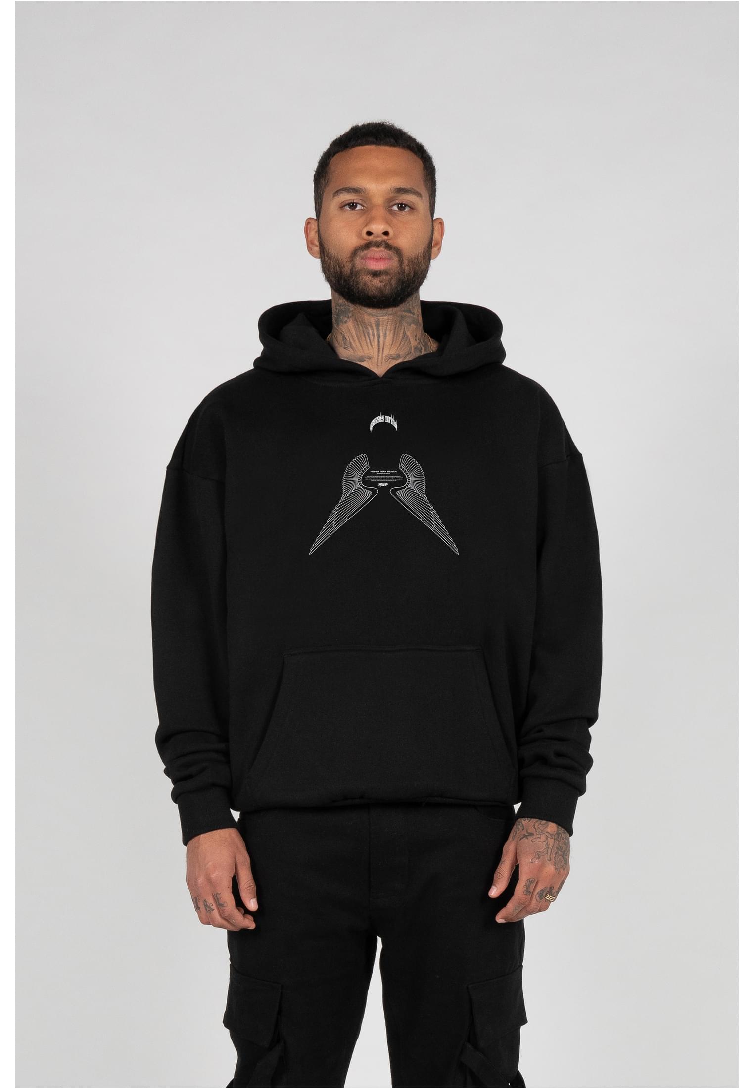 HIGHER THAN HEAVEN V.5 with Ultra Heavy Hoody black