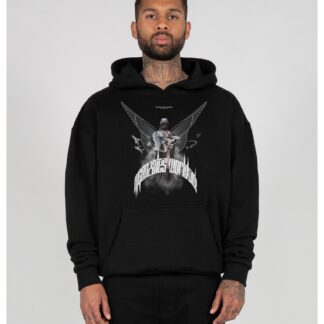 MJG HIGHER THAN HEAVEN V.1 Ultra Heavy Hoody black von MJ GONZALES