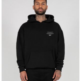 HIGHER THAN HEAVEN V.2 Ultra Heavy Hoody black von MJ GONZALES