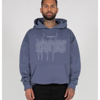 METAMORPHOSE V.1 Heavy Oversized Hoody vintageblue