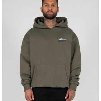 Wave V.1 x Heavy Oversized Hoody olive von MJ GONZALES