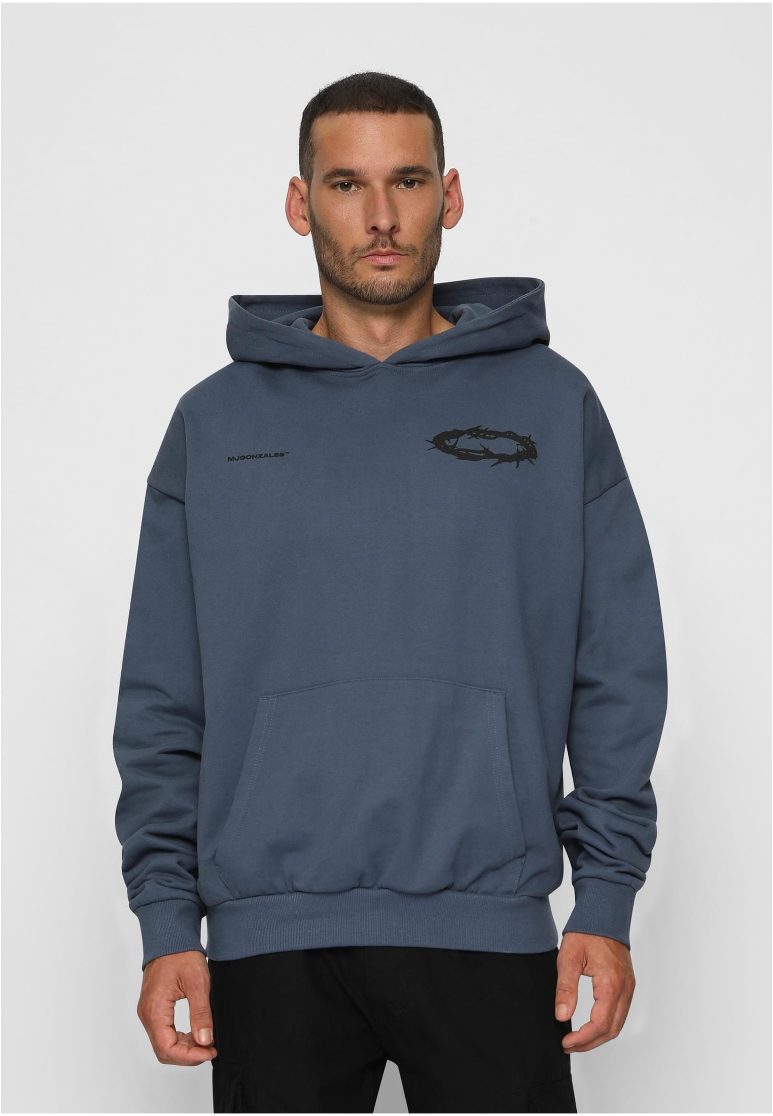 CROWN OF THORNS x MJG HEAVY OVERSIZED HOODY vintage blue