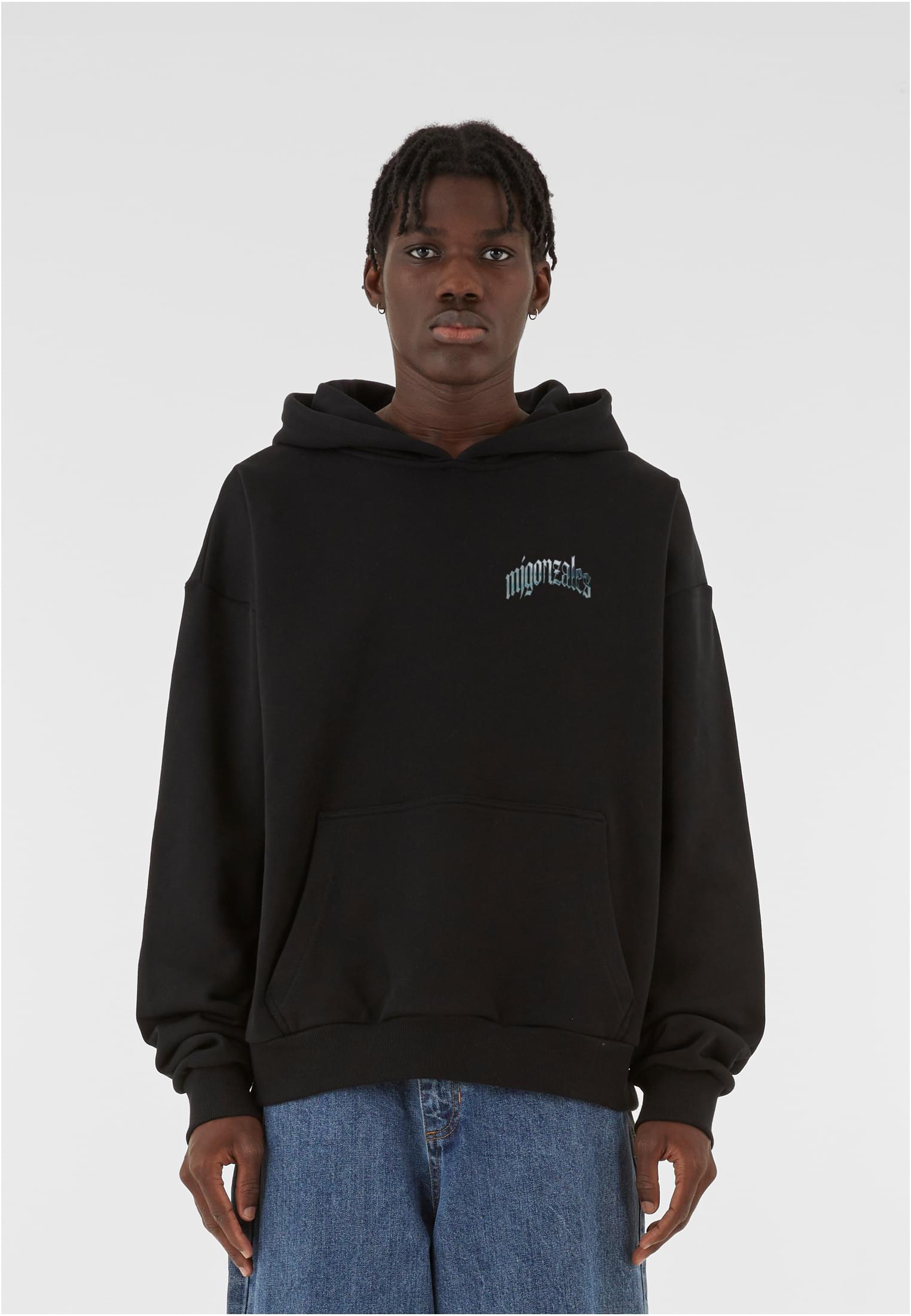 SPIRIT x MJG HEAVY OVERSIZED HOODY black