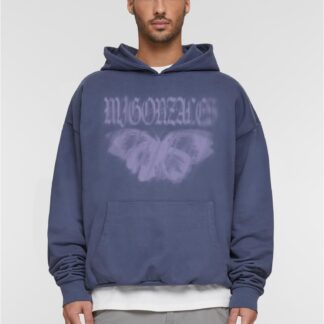 MJG Heavy Oversized Hoody - BUTTERFLY ILLUSION vintageblue von MJ GONZALES