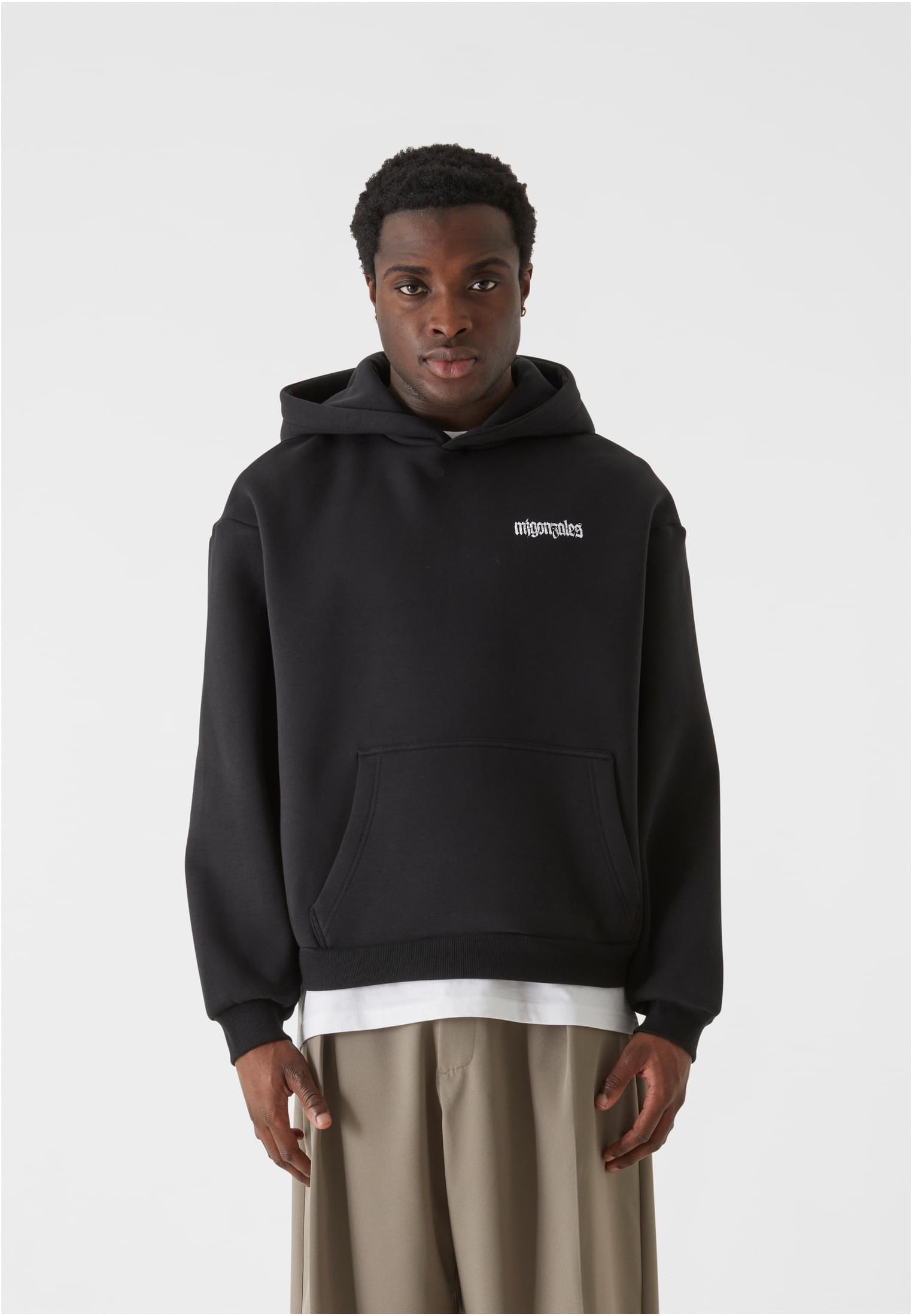 MJG Heavy Oversized Hoody - Savage Leopard black