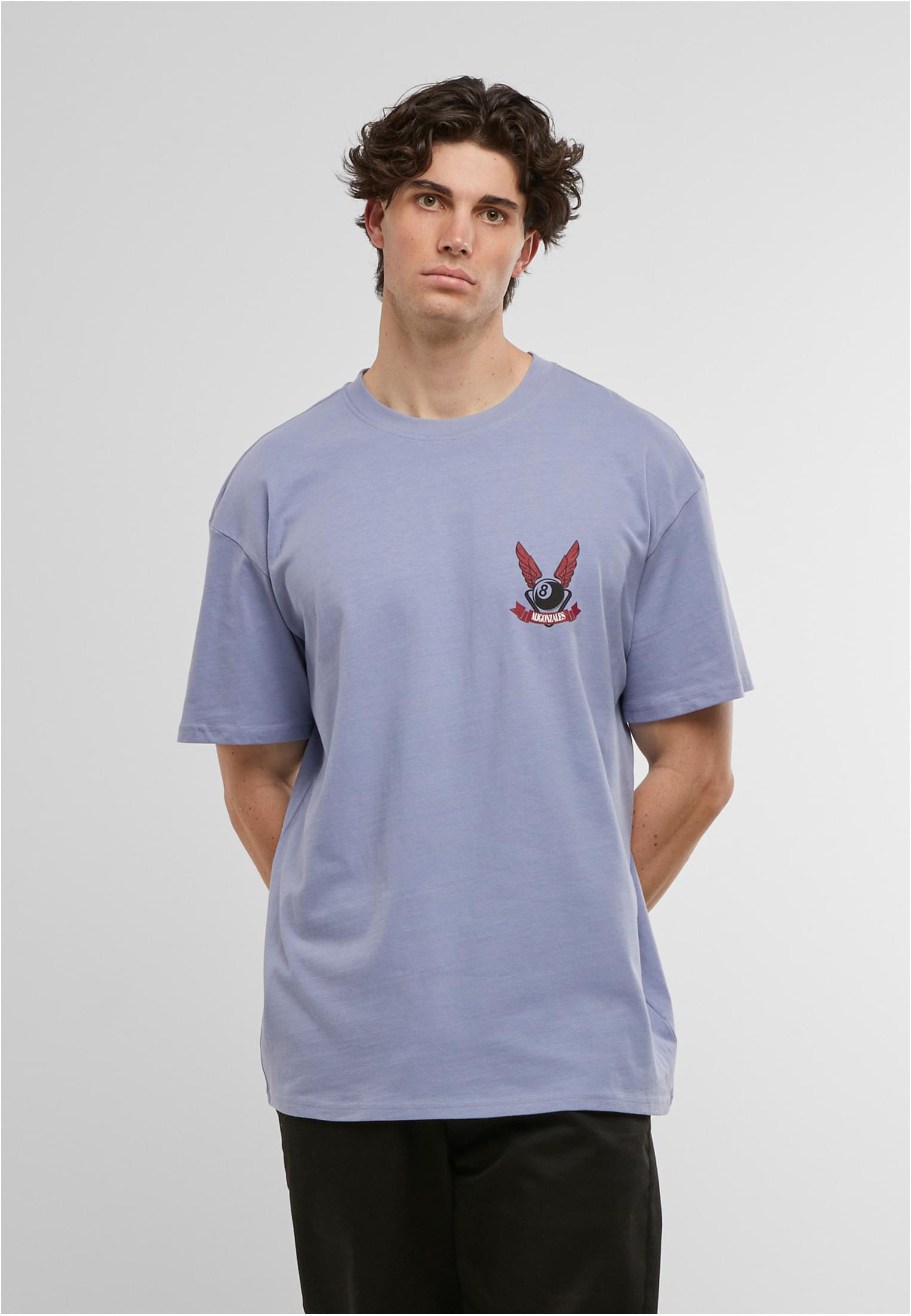 MJG Heavy Oversized Tee - Black Ball Syndicate violablue