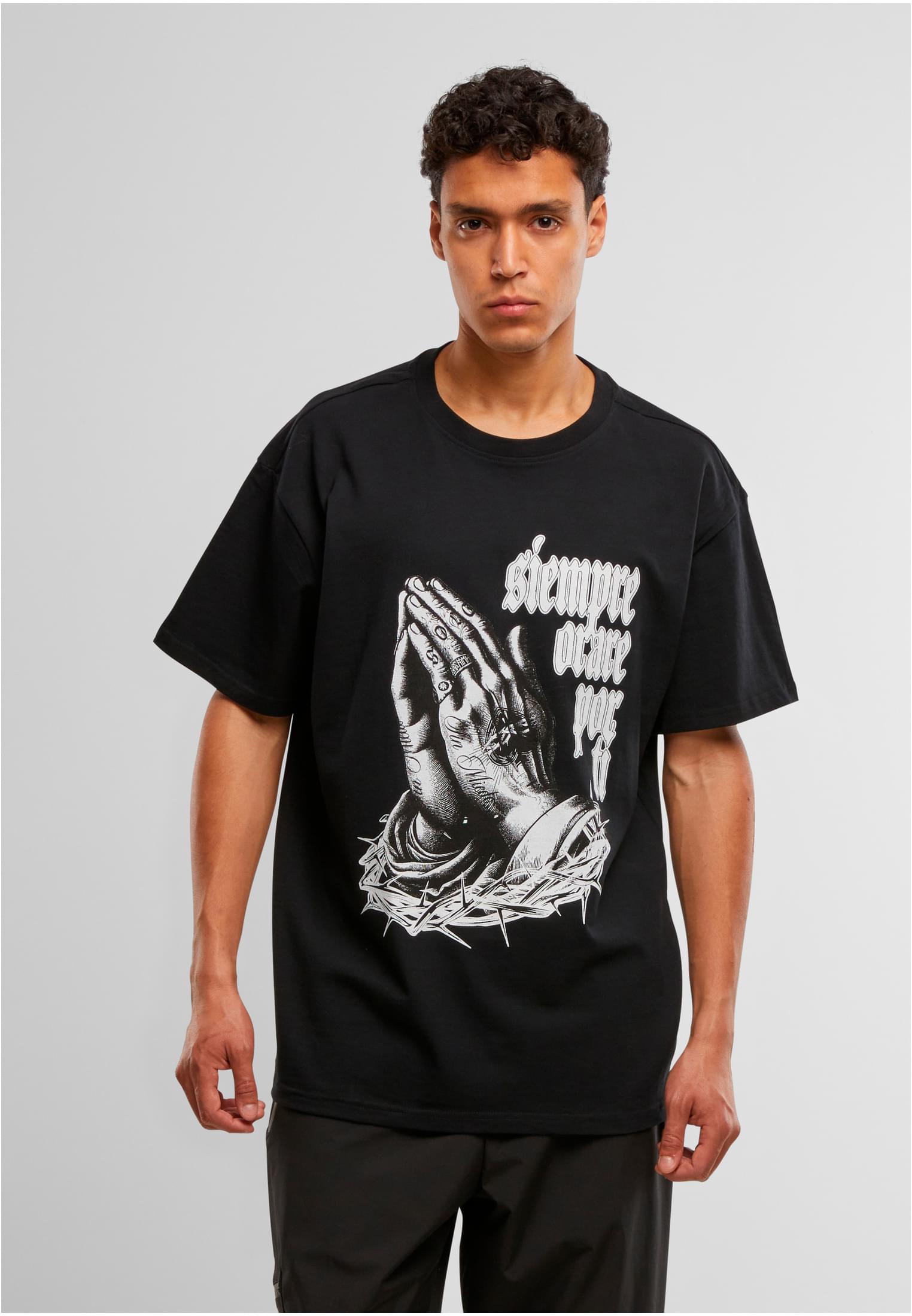 MJG Heavy Oversized Tee - Pray for you black