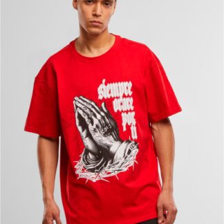 MJG Heavy Oversized Tee - Pray for you cityred von MJ GONZALES