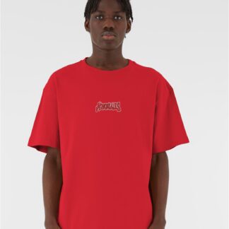 MJG Heavy Oversized Tee - Ornament of Ashes cityred