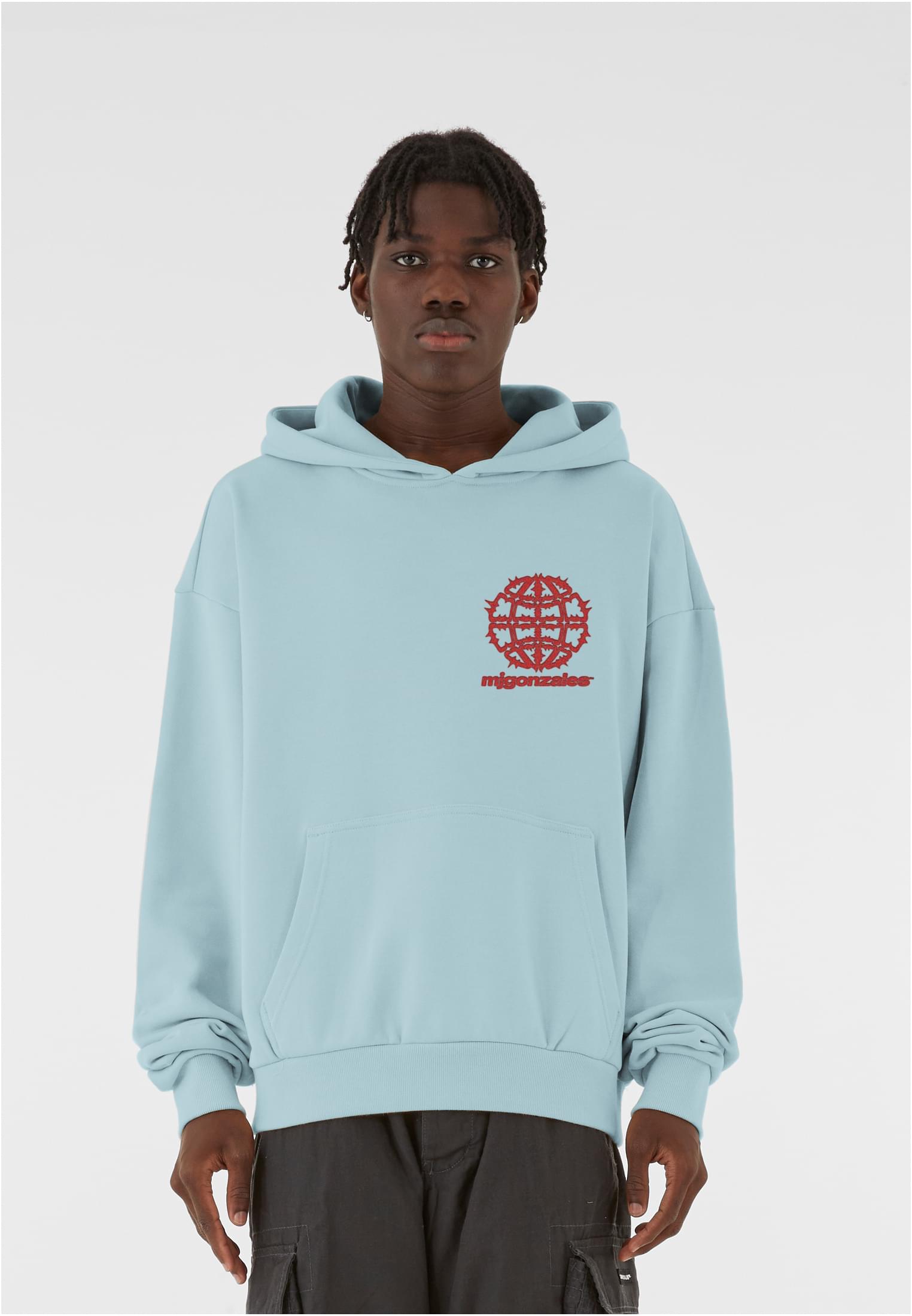 MJG Heavy Oversized Hoody - Global Flame oceanblue