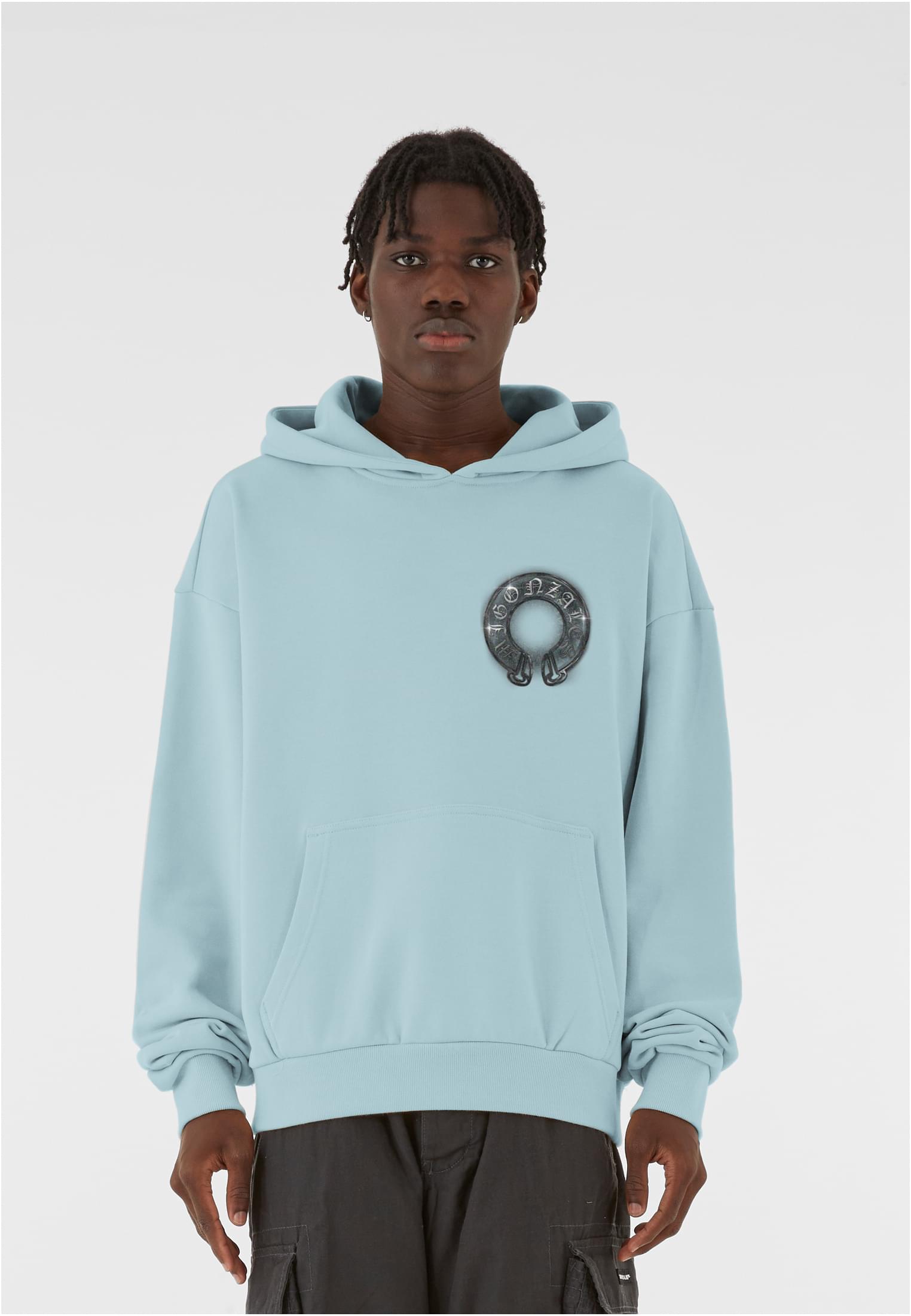 MJG Heavy Oversized Hoody - Fallen Angel oceanblue