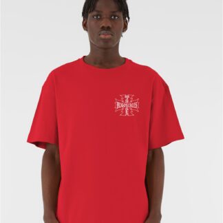 MJG Heavy Oversized Tee - Iron Cross cityred von MJ GONZALES