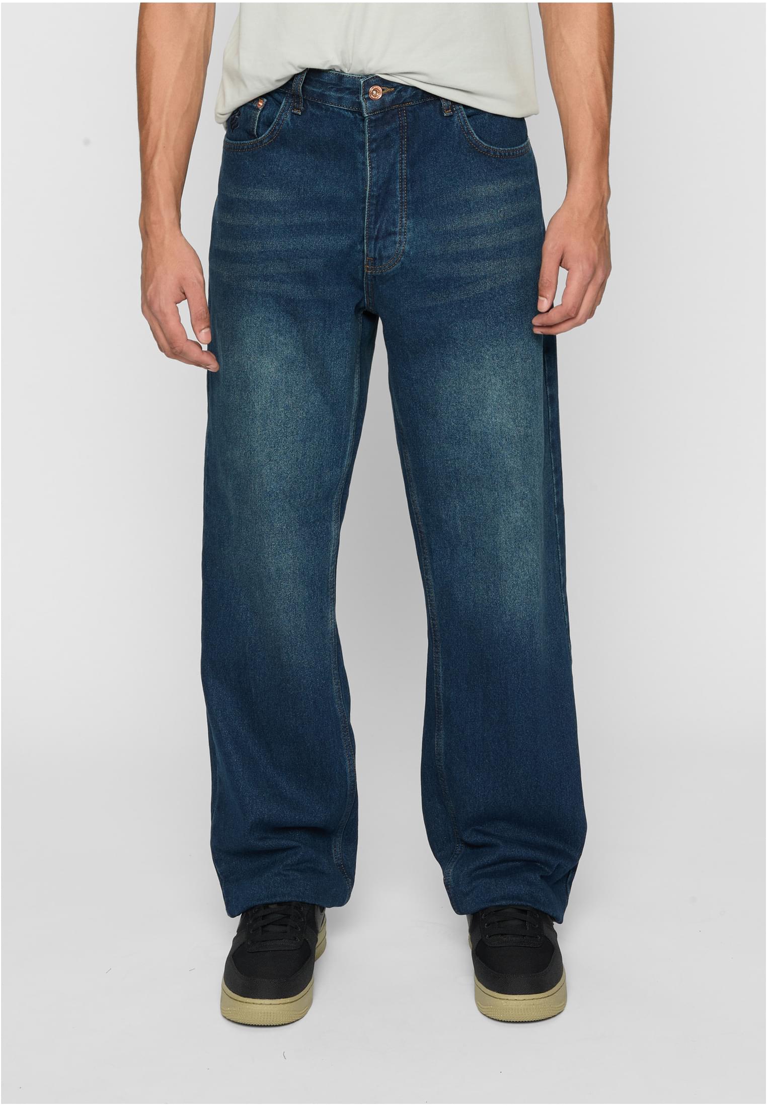 Rocawear WED Loose Fit Jeans mid blue wash W32 L34