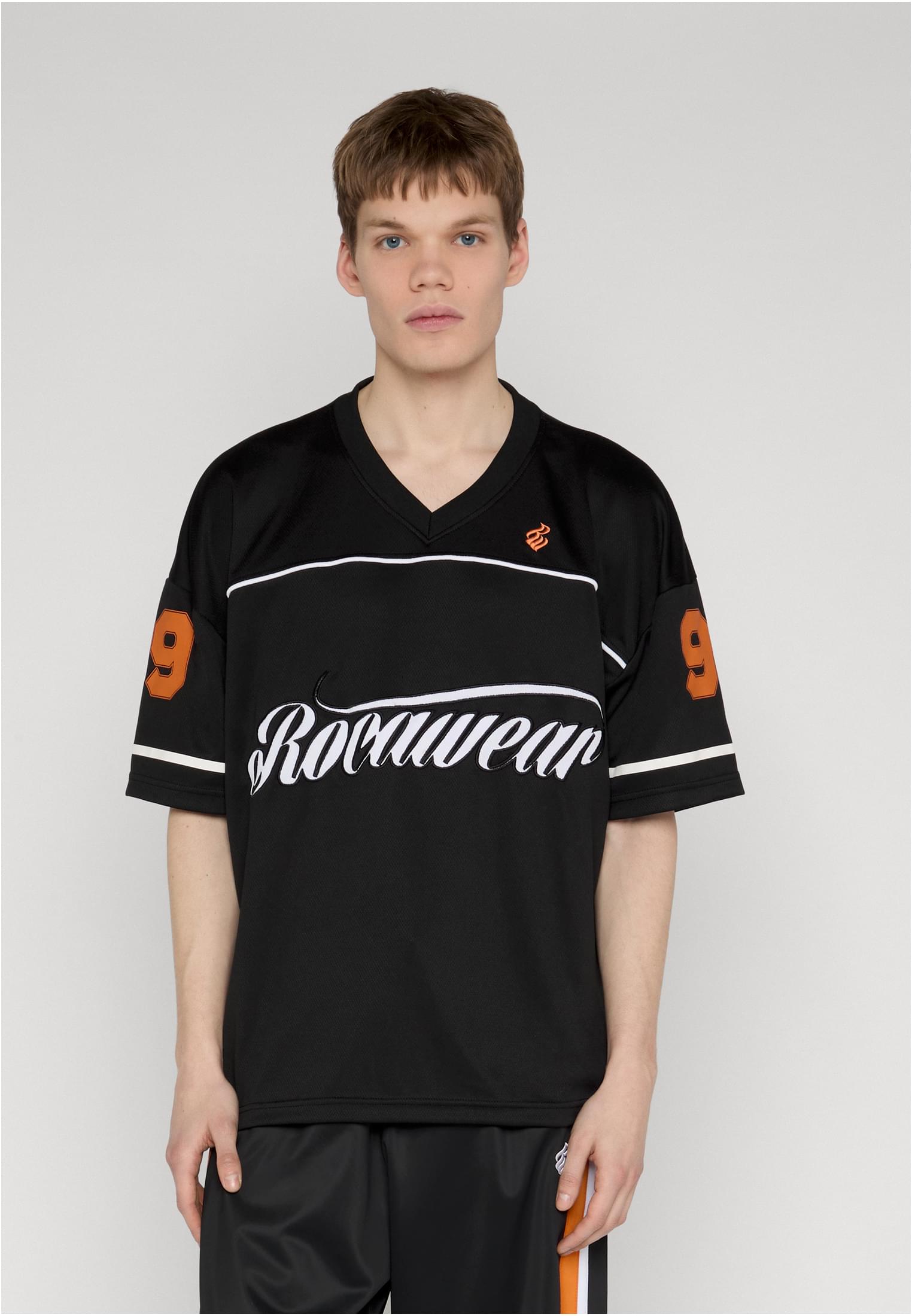 Rocawear BALLER Trikot jetblack/hawaiiansunset