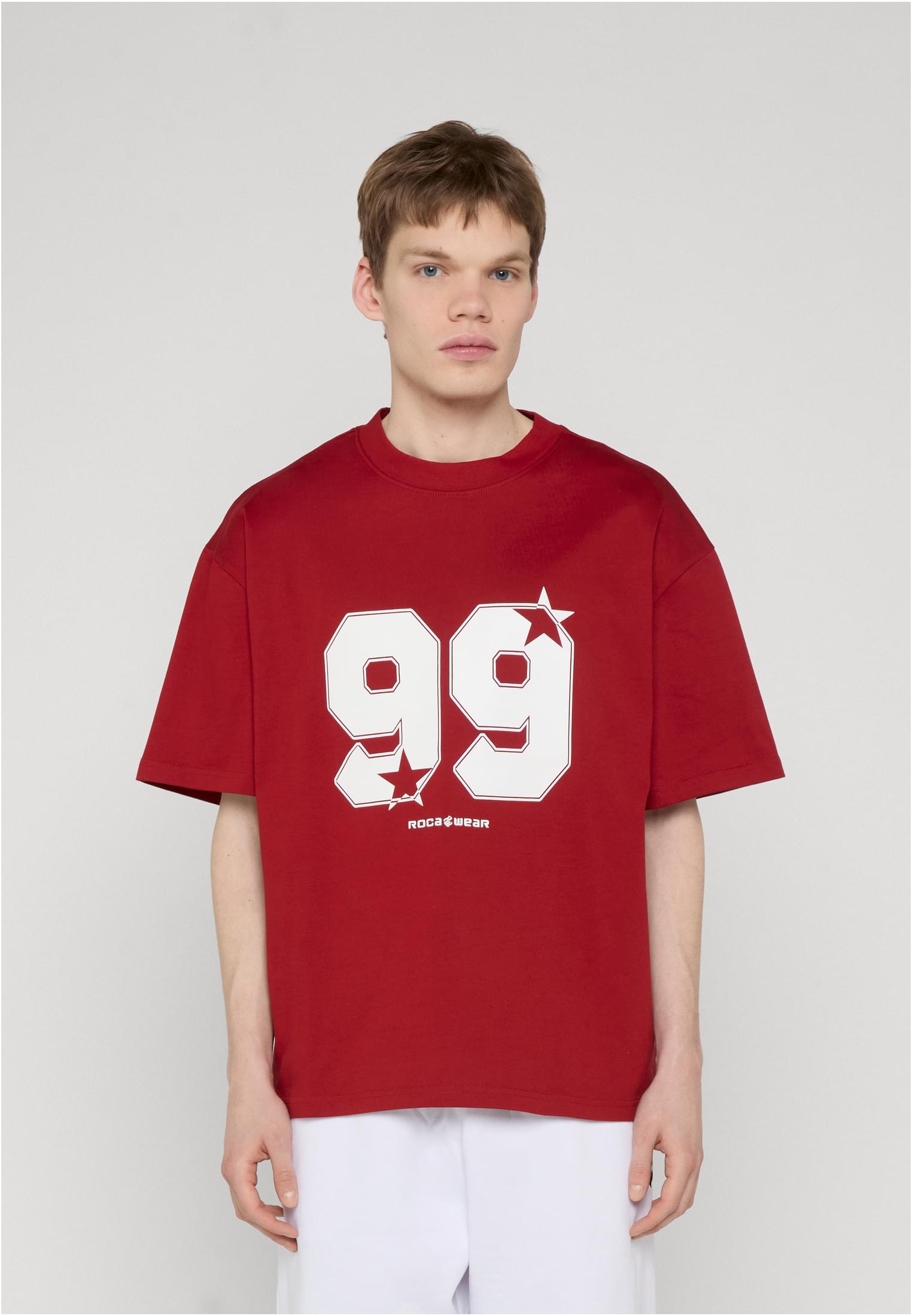 Rocawear STRAMBERS T-Shirt reddahlia