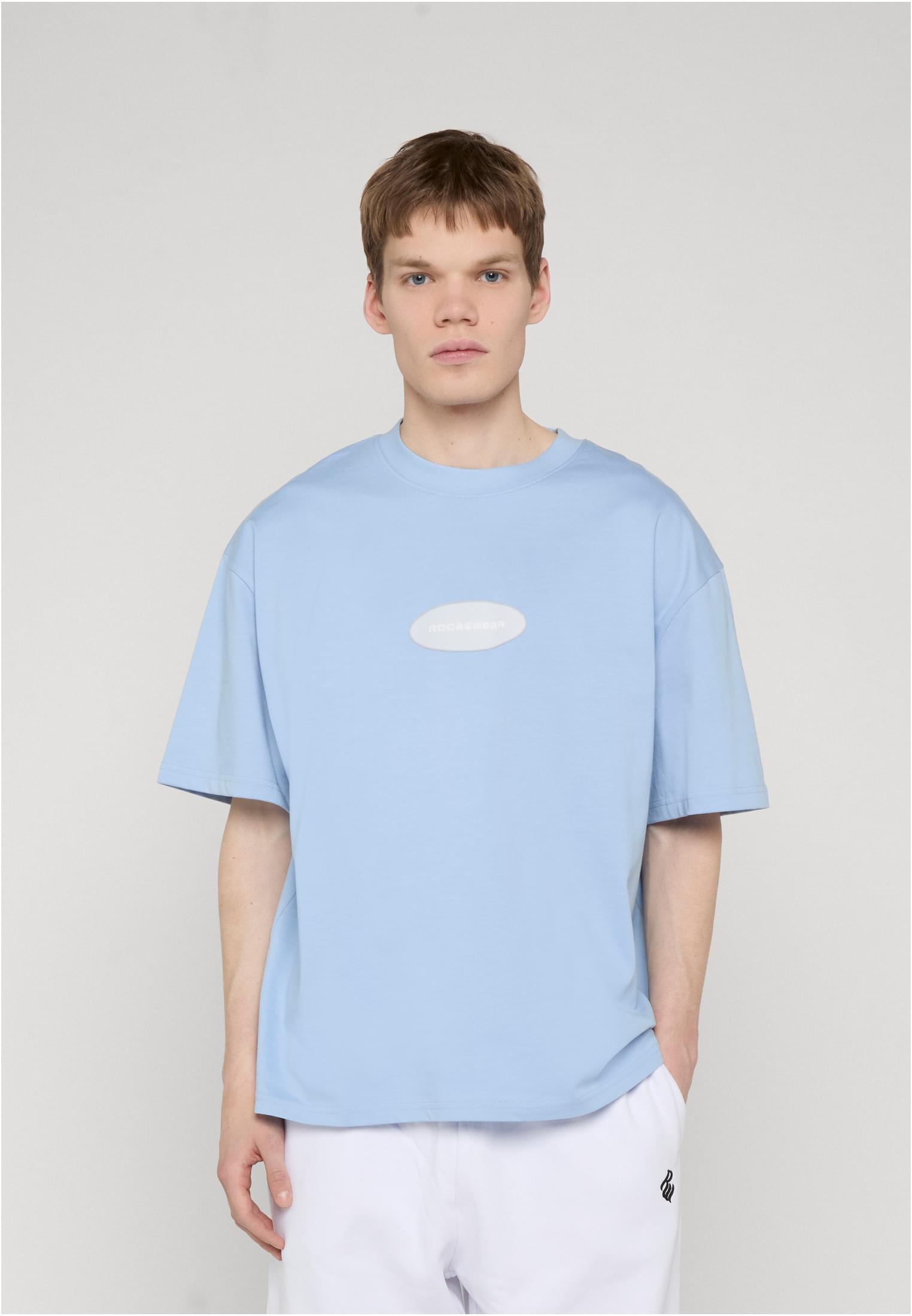 Rocawear SIMPLEROC T-Shirt brunnerablue